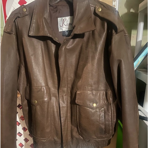 Leather Bomber - Picture 3 of 5